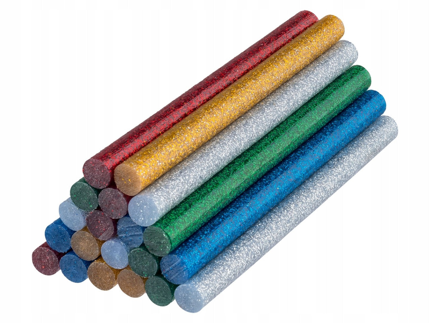 Parkside® Glitter glue sticks 20 pieces 100mm PNKPZ 3 B2 (7mm diameter)