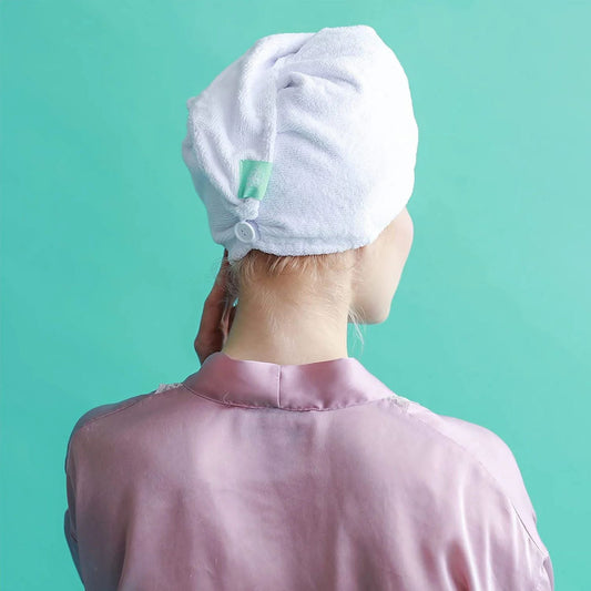 Daily Concepts Hair Towel, White