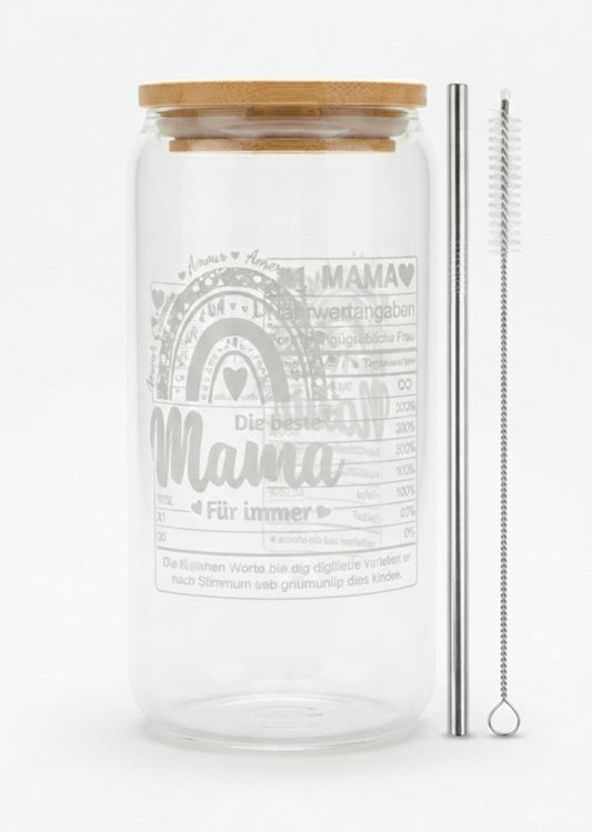 Glass Tumbler - German Text