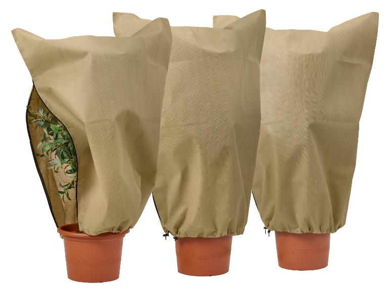 PARKSIDE® Non-woven plant protection cover (L, 3 pieces, beige)
