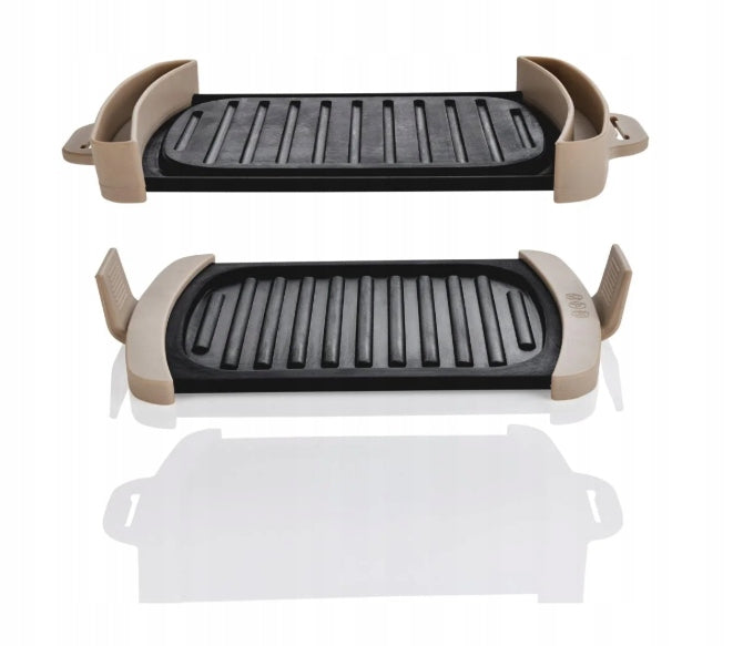 Livarno home® 2-piece microwave grill plate
