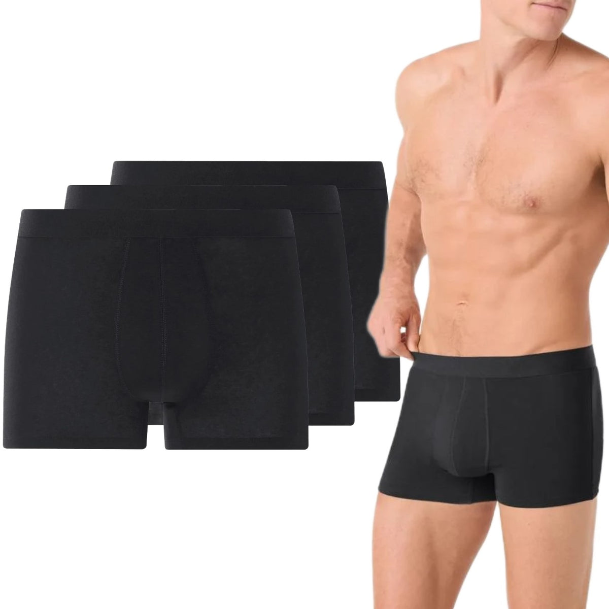 Esmara men's boxers set of 3 (Black)