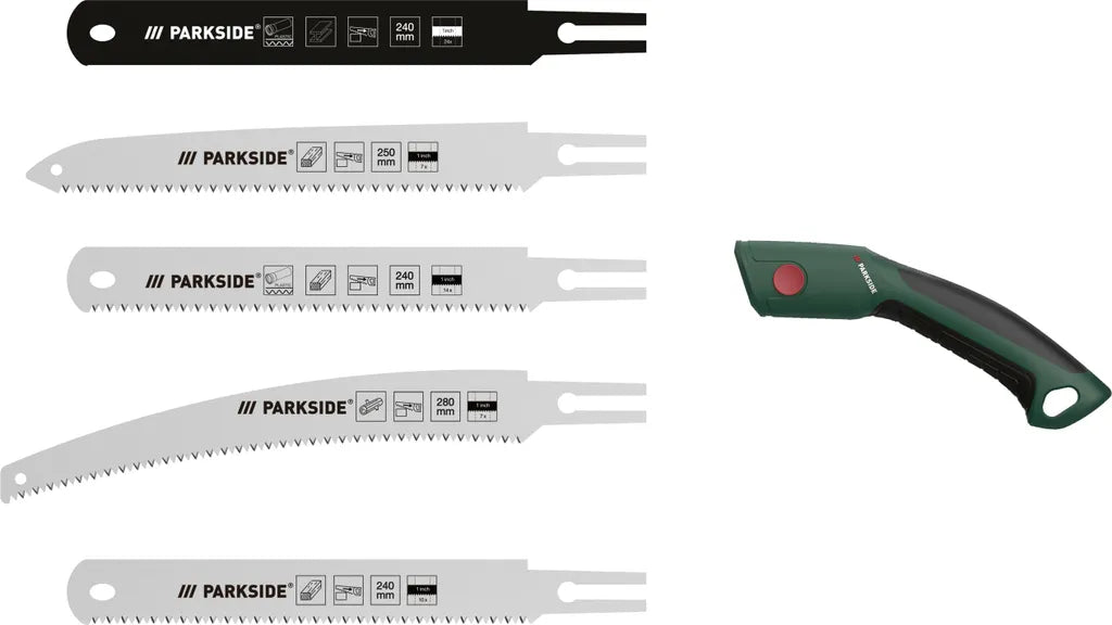 Parkside Hand Saw Set, 7-Piece