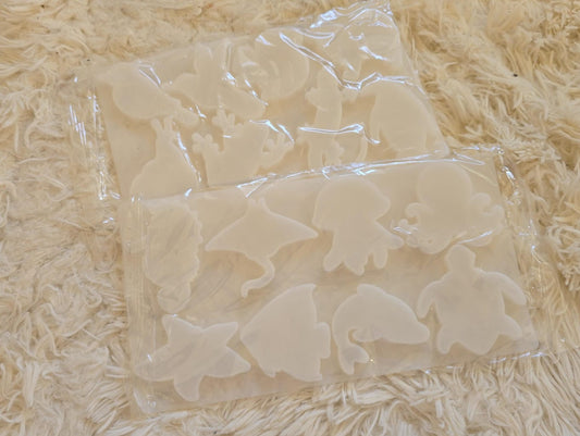 2Pcs DIY Animal Silicone Mold Easy to Release Epoxy Resin Casting Craft Mould