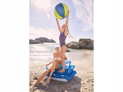 Playtive® Inflatable Beach Ball - Diameter 40 cm Color green and blue
