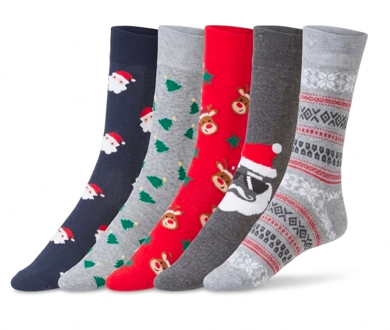 Livergy set of 5 Christmas socks