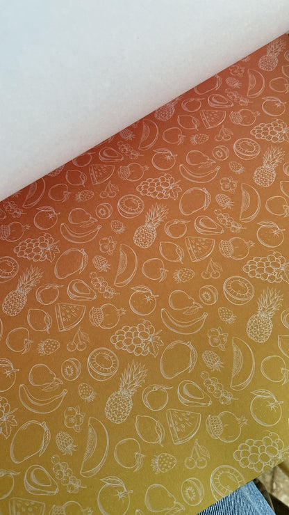 Crelando® TROPICAL Decorative craft Cardboard, set  of 25 SHEETS.