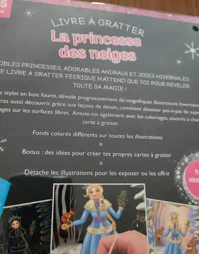 Scratch-off book: The Snow Princess