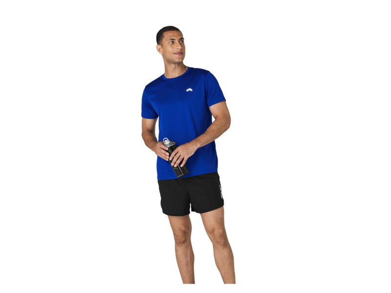 Crivit men's shorts sleeve sports top (blue)
