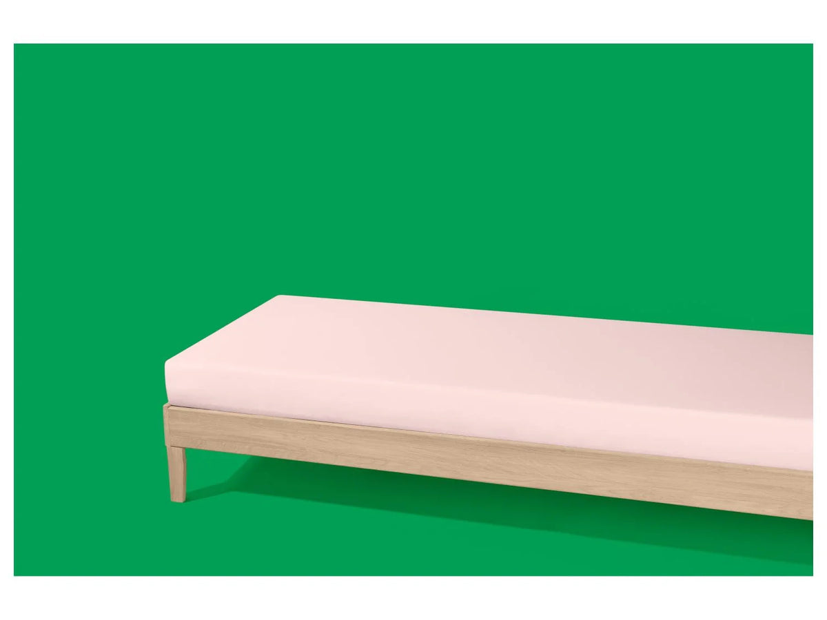 Jersey fitted sheet, 90-100 x 200 cm (Pink)