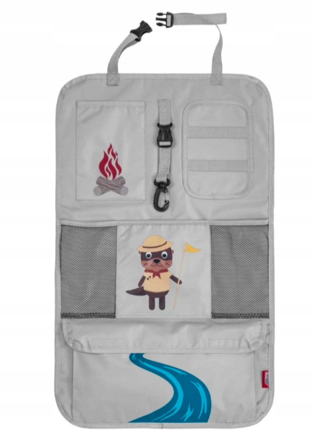 Organizer for the back of the front car seats ( designed for the kids )