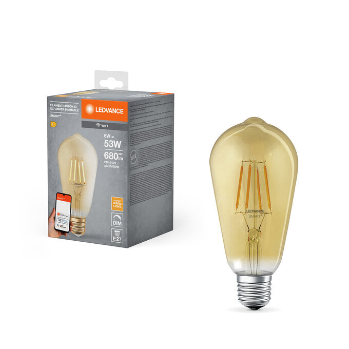 SMART+ Filament Edison Dimmable 53 6 W/2400 K E27