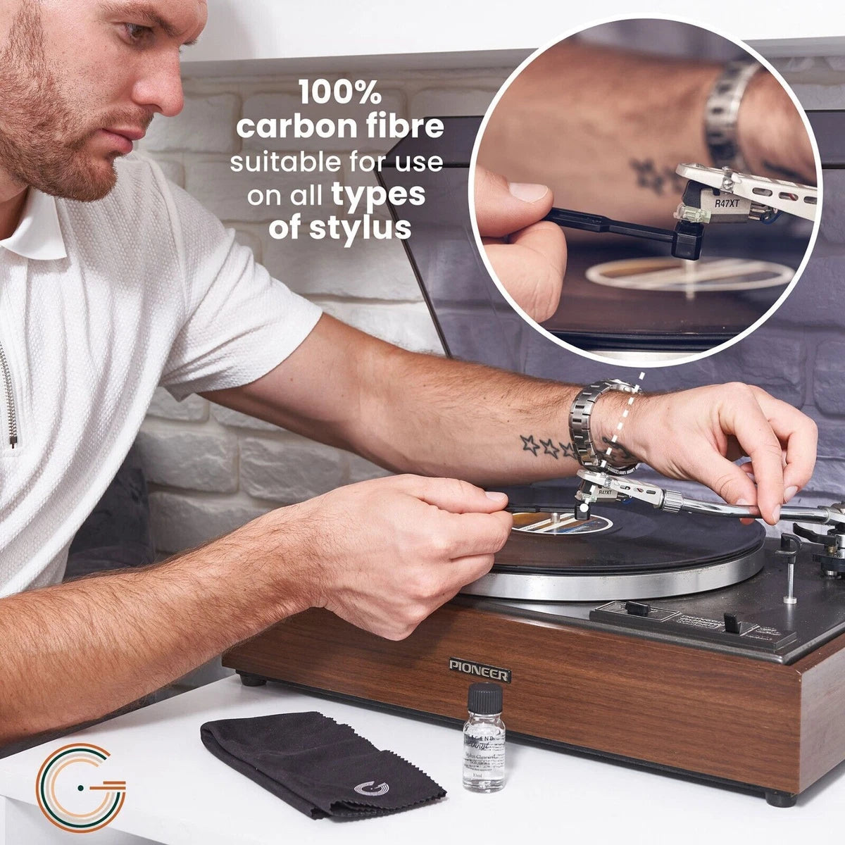 Lengend vinyl complete care stylus cleaning kit for improved audio quality