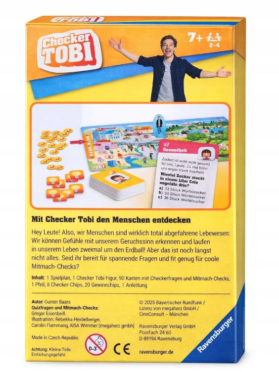 Checker Tobi: Dutch Edition - Travel Game for Ages 7 and Up