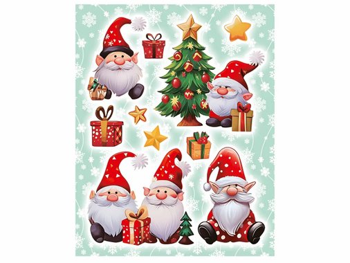 Christmas window stickers