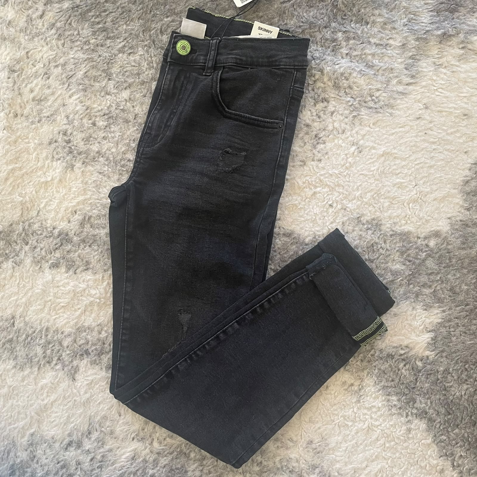 بنطلون جينز سكيني فت للبنات من ZARA