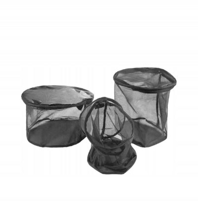 W5 | Mesh basket laundry bags 3 pcs black