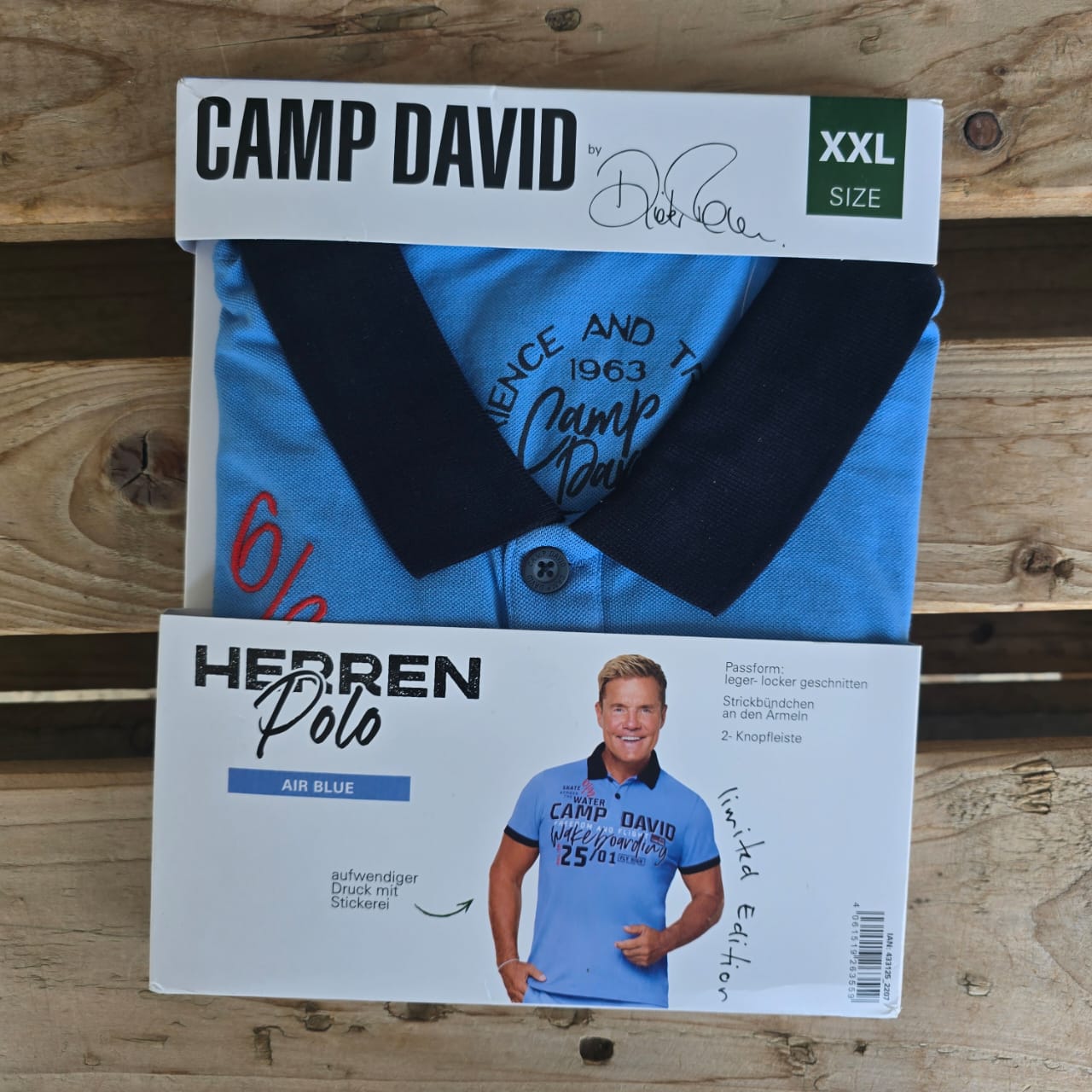 CAMP DAVID Men’s Polo T-Shirt