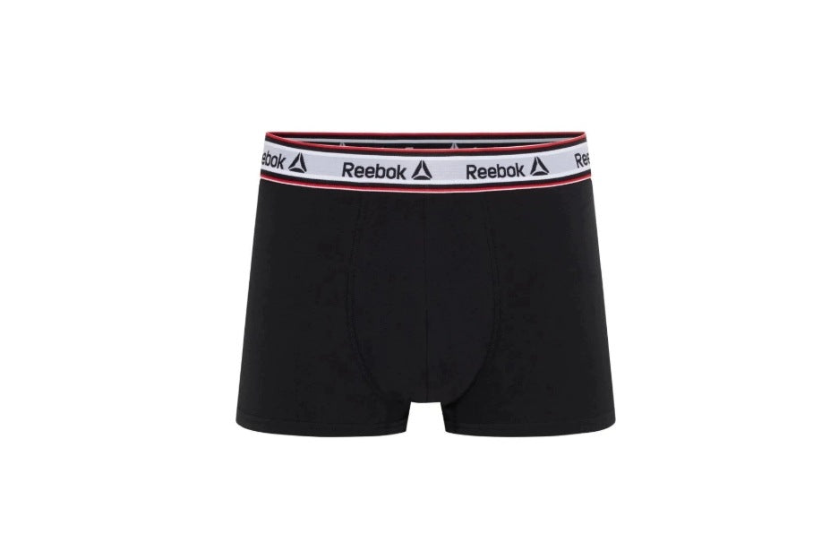 Reebok men's black boxers 2 pack