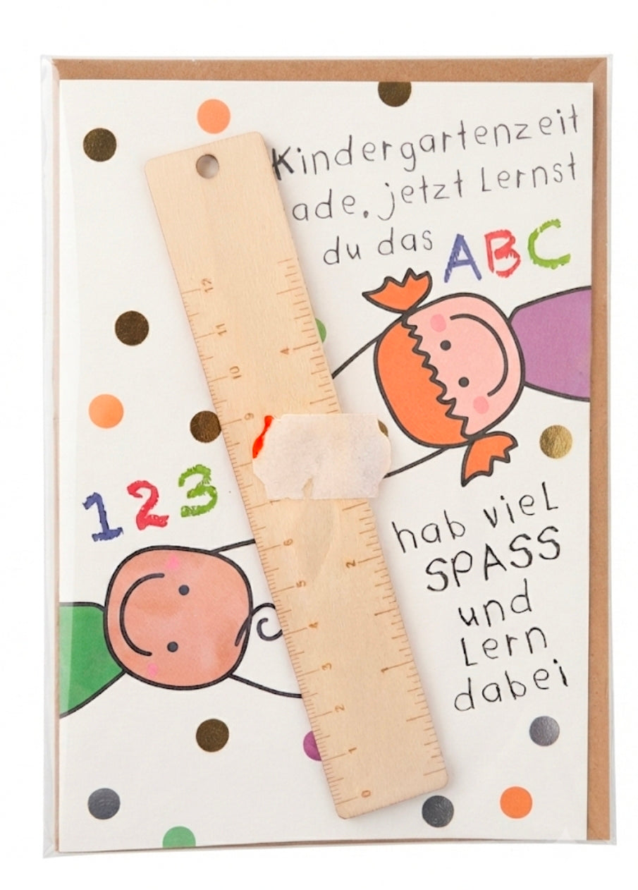 Kindergarten Graduation & School Start Greeting Card - Dutch