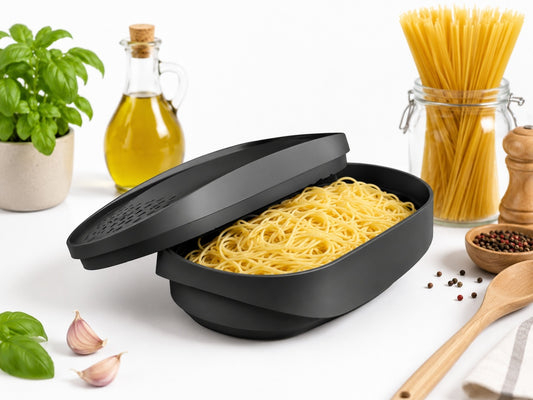 Spice & soul® | BPA-Free Microwaveable Pasta Bowl for Spaghetti and Ramen