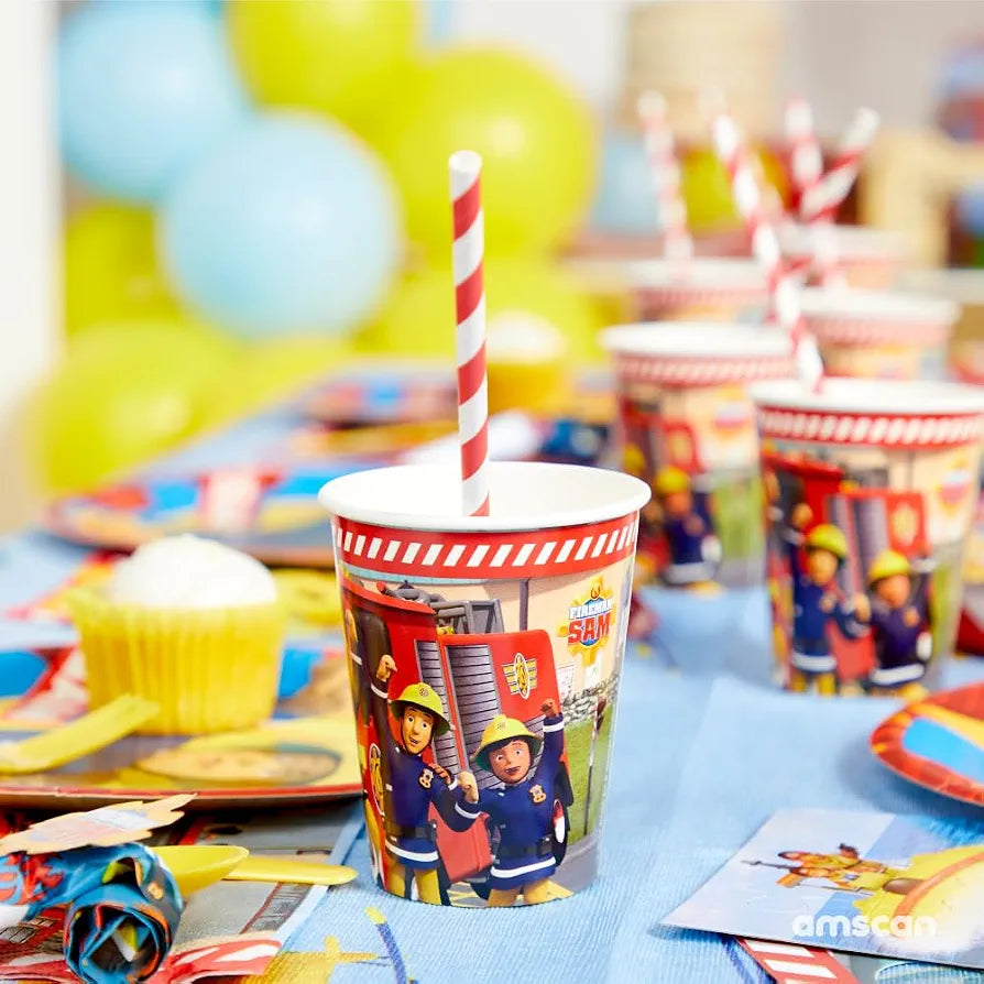 Fireman Sam Paper Party Cups - 8 Pack