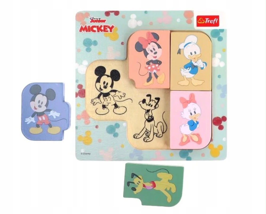 Mickey mouse wooden puzzle