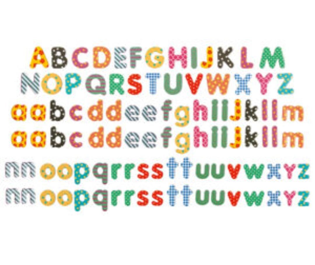 Magnetic Alphabet Or Mathematical Numbers and Symbols (Fridge/Board)