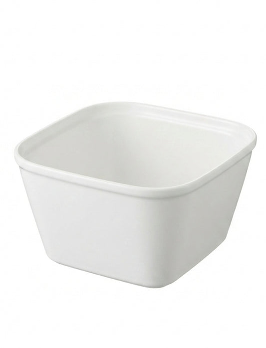 Minimalist White Ceramic Square Storage Bowl / Organizer