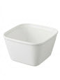 Minimalist White Ceramic Square Storage Bowl / Organizer