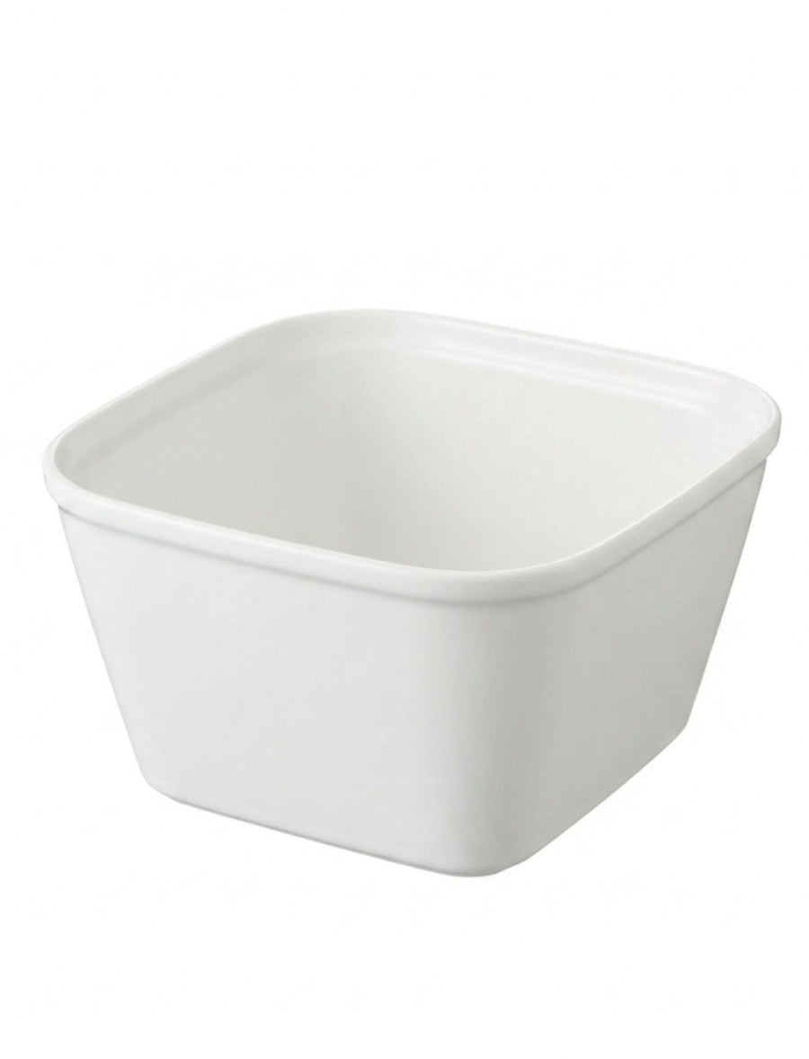 Minimalist White Ceramic Square Storage Bowl / Organizer
