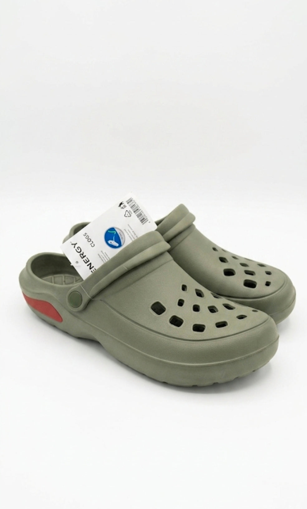 Livergy® Mens's Clog, olive green