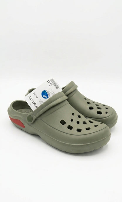 Livergy® Mens's Clog, olive green
