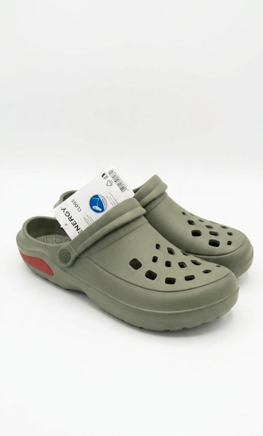 Livergy® Mens's Clog, olive green