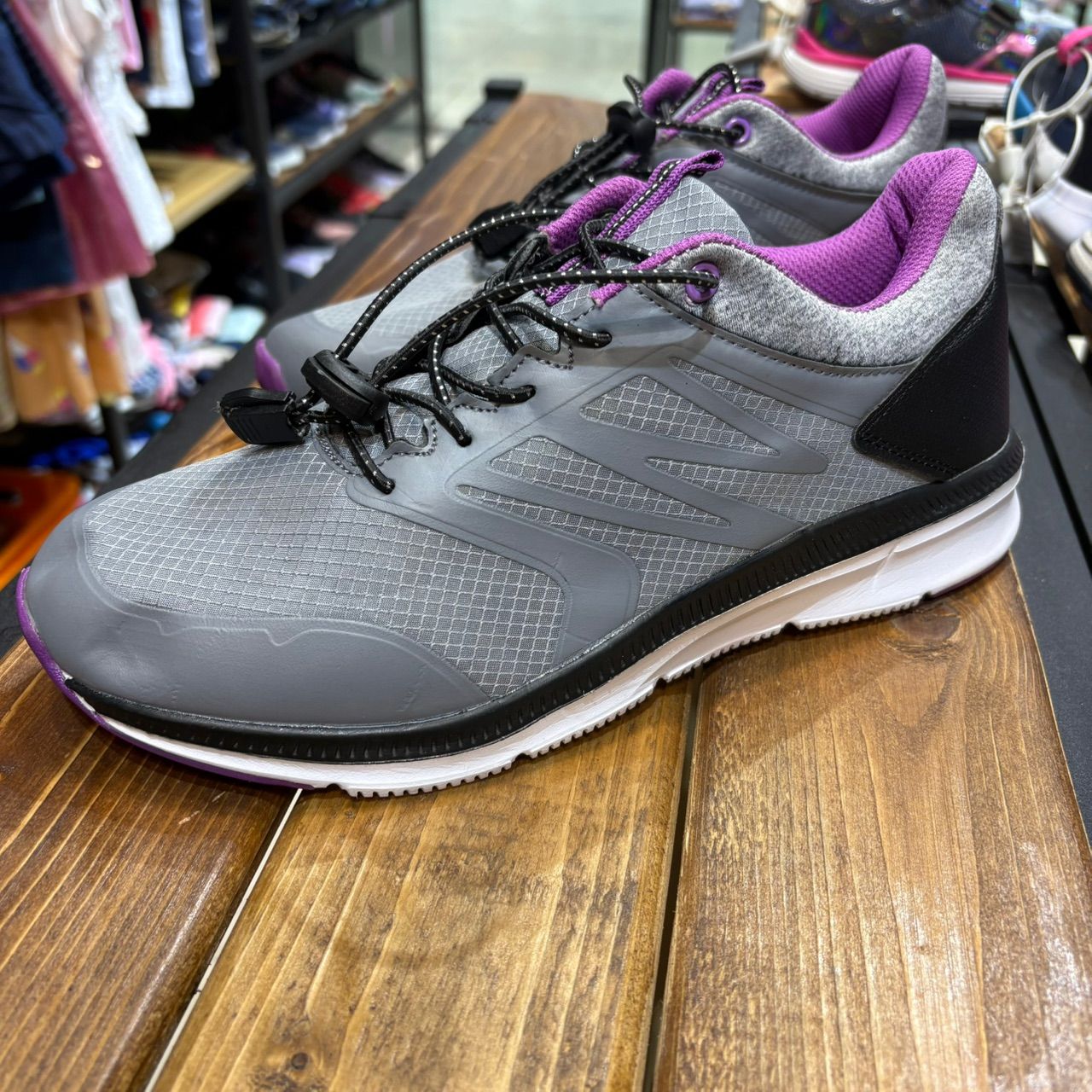 Oyanda| women's sport shoes (grey and purple)
