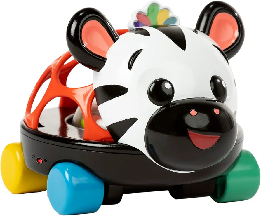 Baby Einstein® لعبة سيارة وخشخيشة أوبال Zen Curious Car مضيئة، للأعمار 3 أشهر فما فوق