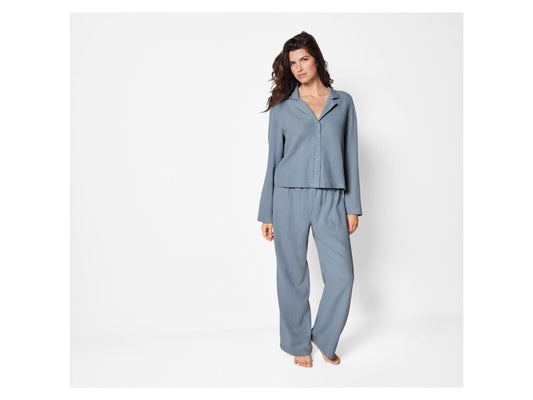 Esmara® Women's muslin pajamas (blue)