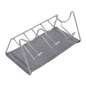 Metaltex® dish drainer Sodate LAVA matt silver
