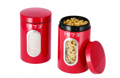 Silvercrest® Set of 2 Storage Containers Retro 1973