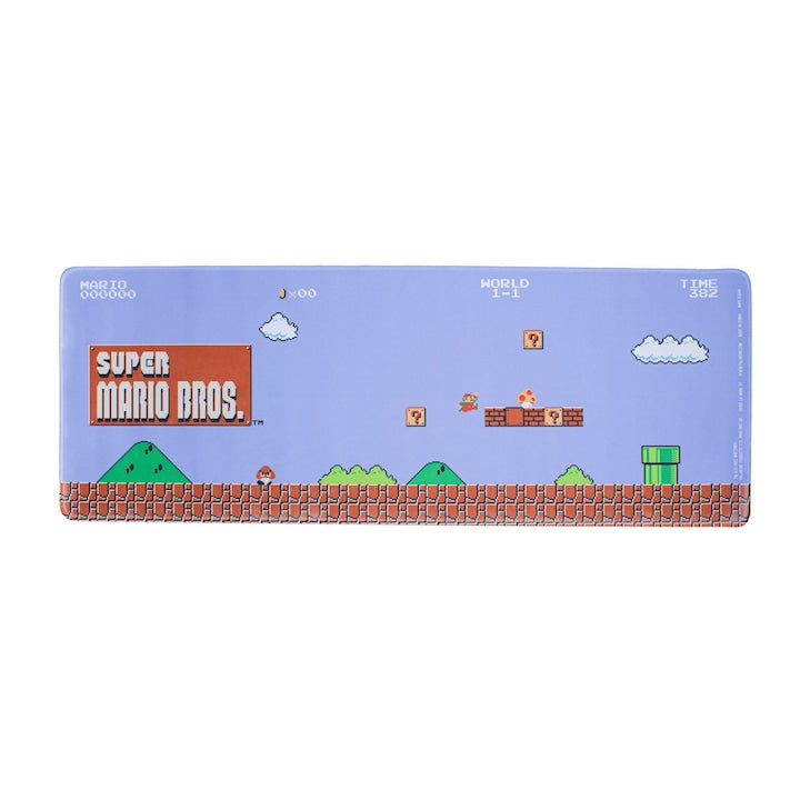 Mouse pad, Super Mario Bros, professional, gaming and desktop, non-slip XL model, waterproof, 80x30 cm