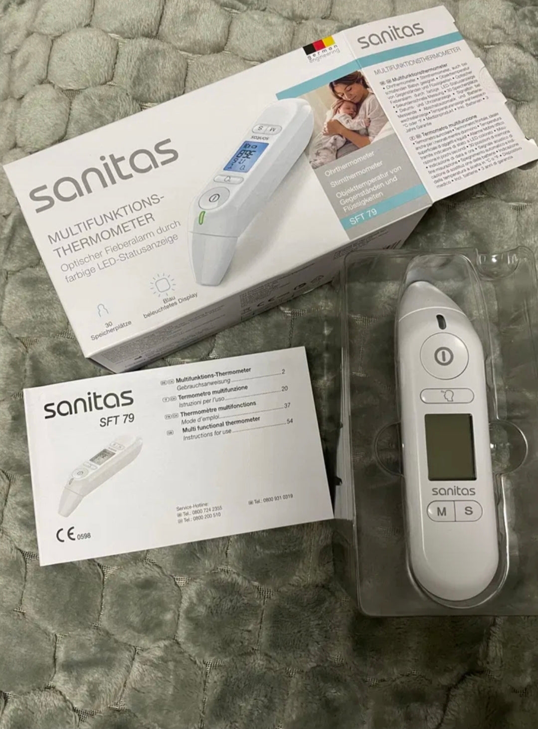 SANITAS | مقياس الحرارة متعدد الوظائف SFT 79