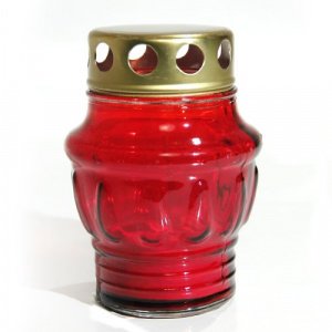 Red grave candle