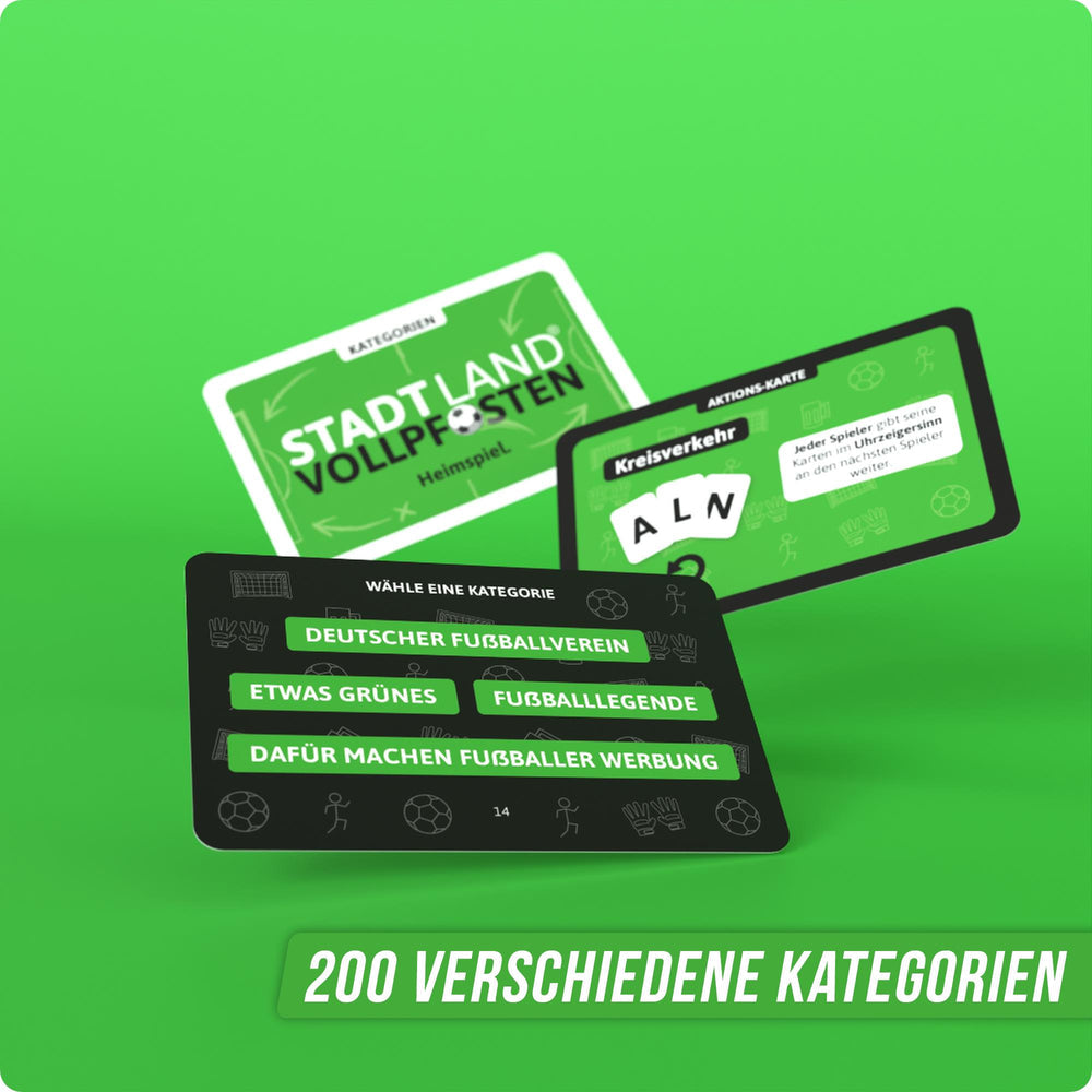 City Country Idiot® Card Game | Football Edition - Dutch