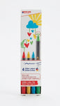 edding® 1200 Glitter Colour Pen Set - 4-Pack Assorted Sparkle Shades with 3 mm Tip
