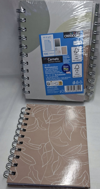 Notebook A6 (Set of 3)