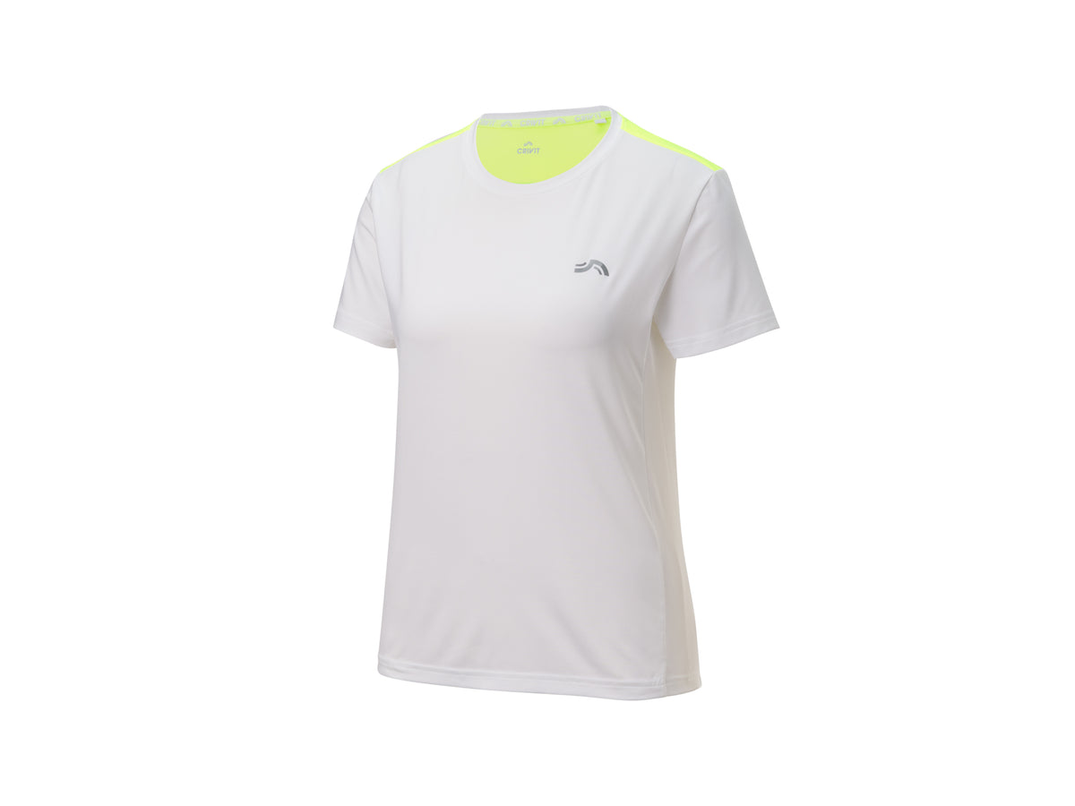 Crivit® Ladie's short sleeve sports top (white)