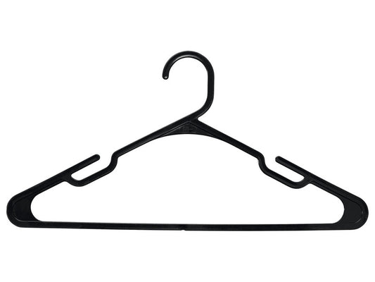 LIVARNO home clothes hangers, 20 pieces, black