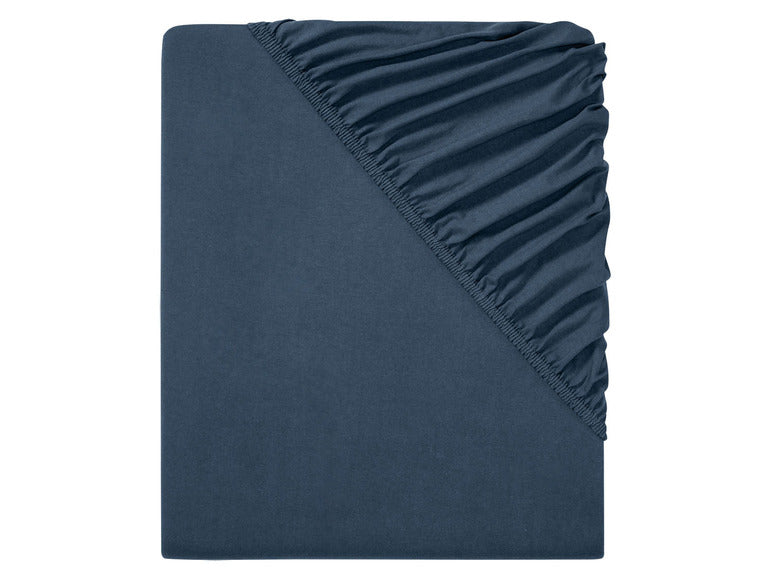 Stretch Jersey Sheet (Single) - Dark Blue