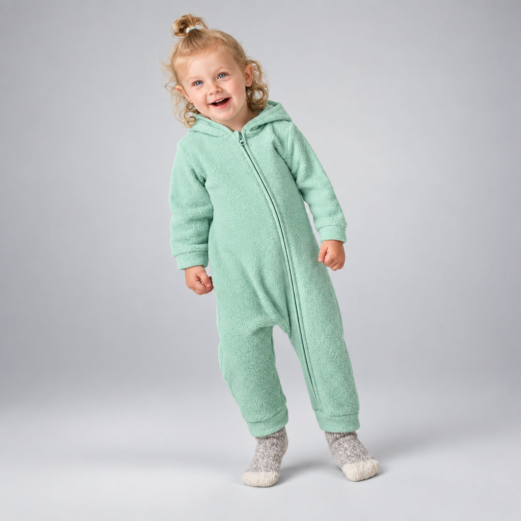 Babies Fleece Overalls - Lily & Dan