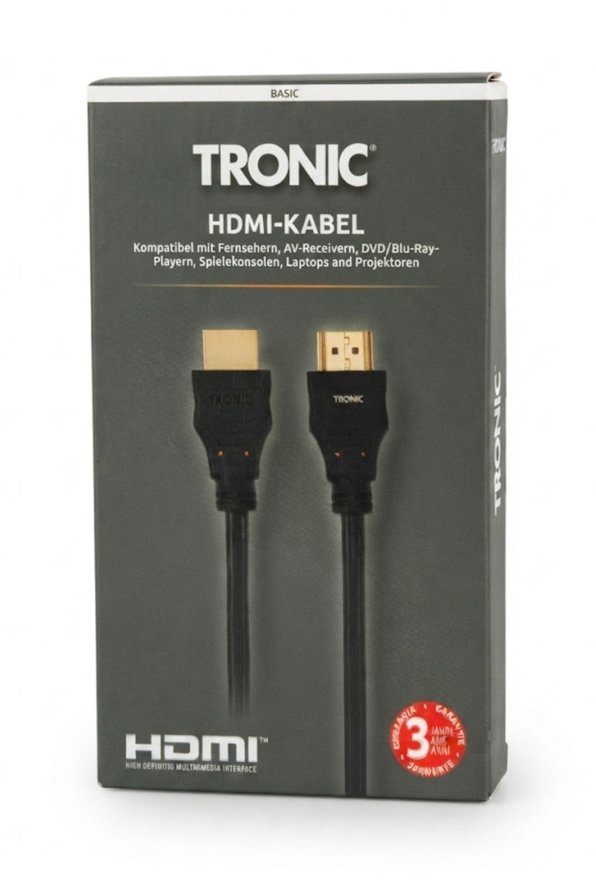 Tronic® | HDMI Cable 4K, 1.8m High Quality
